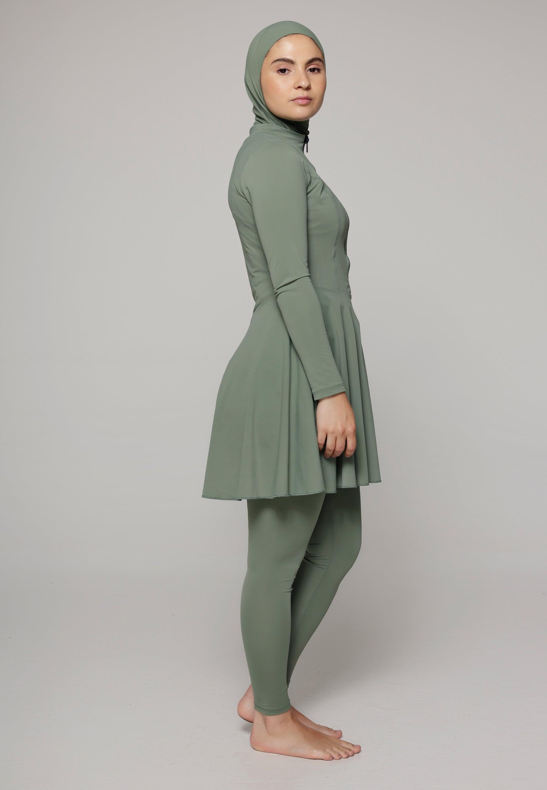 Dames Zwemkleding Zwempak met Legging 2/4