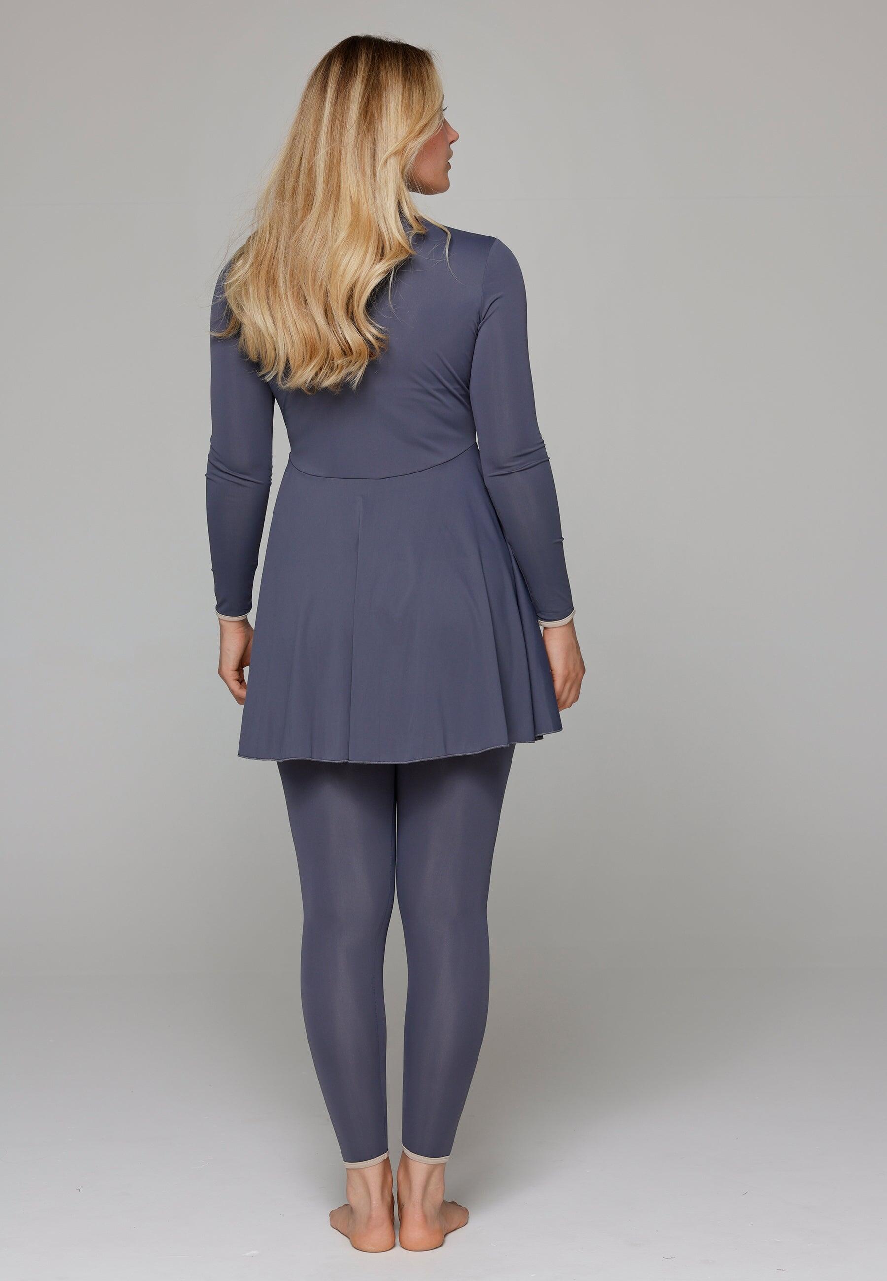 Dames Zwemkleding Zwempak met Legging 3/5