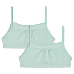 Dim Skin Care, Lot de 2 brassières fille en coton bio