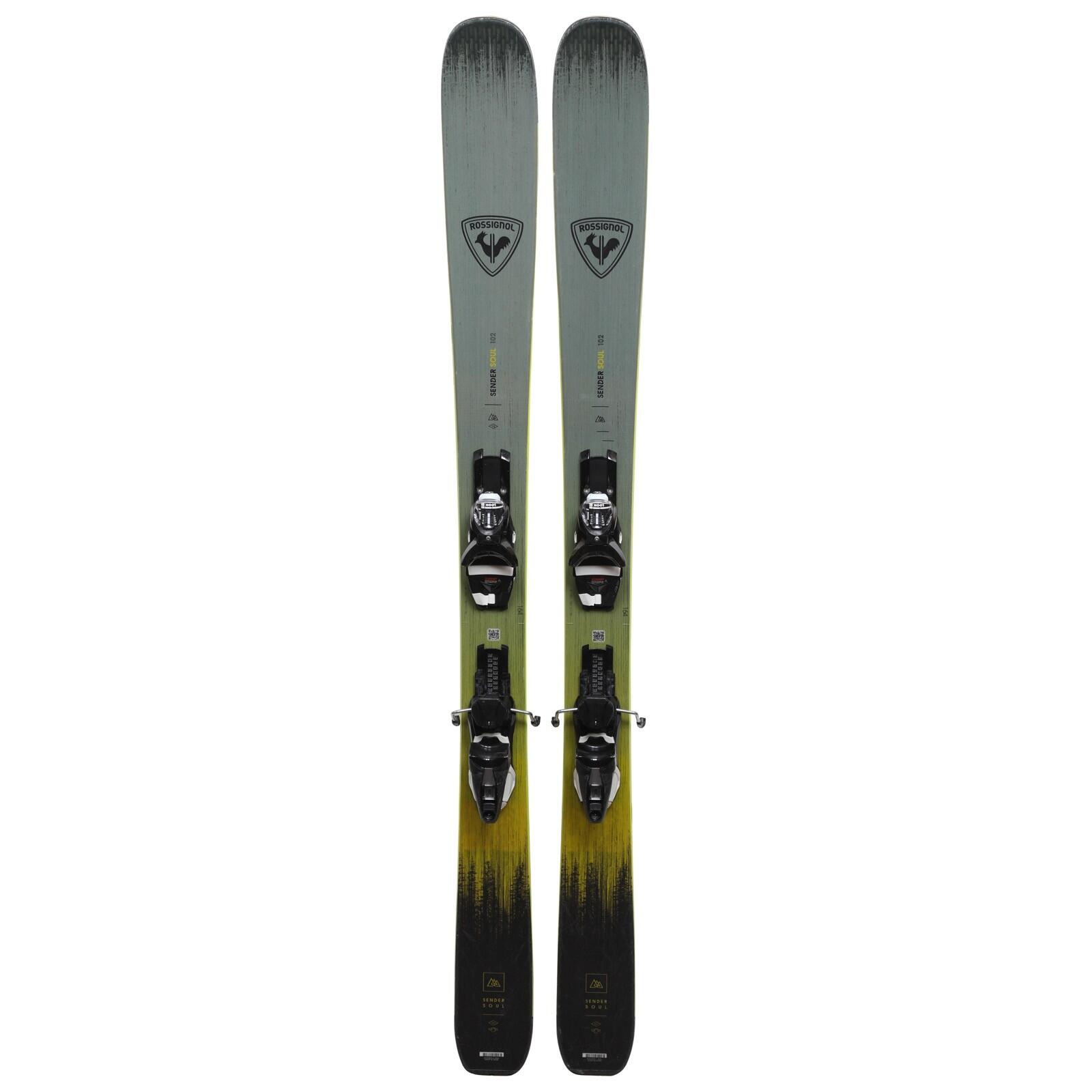 RECONDITIONNE - Ski Rossignol Sender Soul 102 + Fixations 2/4