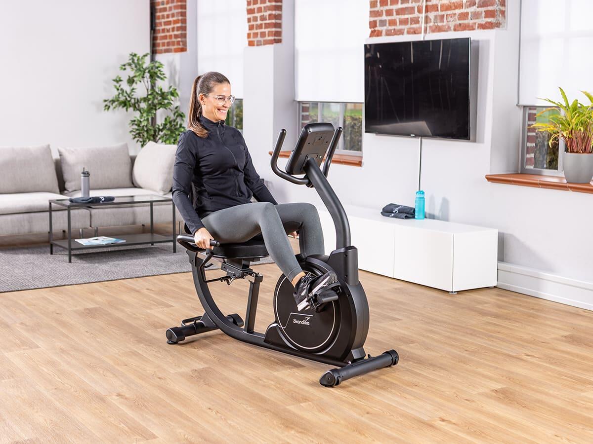 Rower stacjonarny, treningowy, poziomy Cykling P8-H Comfort, magnetyczny