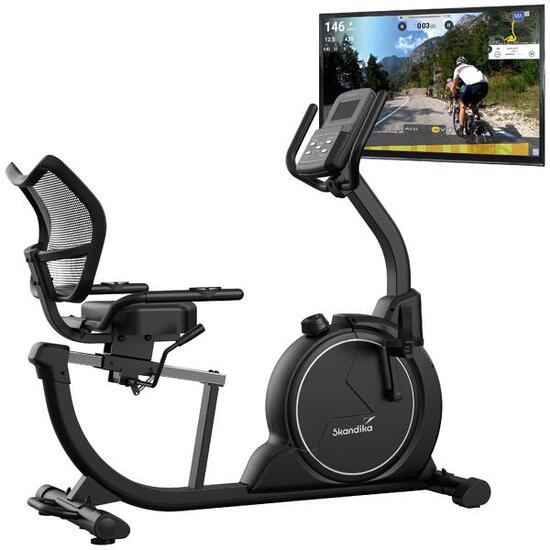 Vélo d'appartement semi-couché Cykling P8-H Comfort - 16 niveaux de résistance