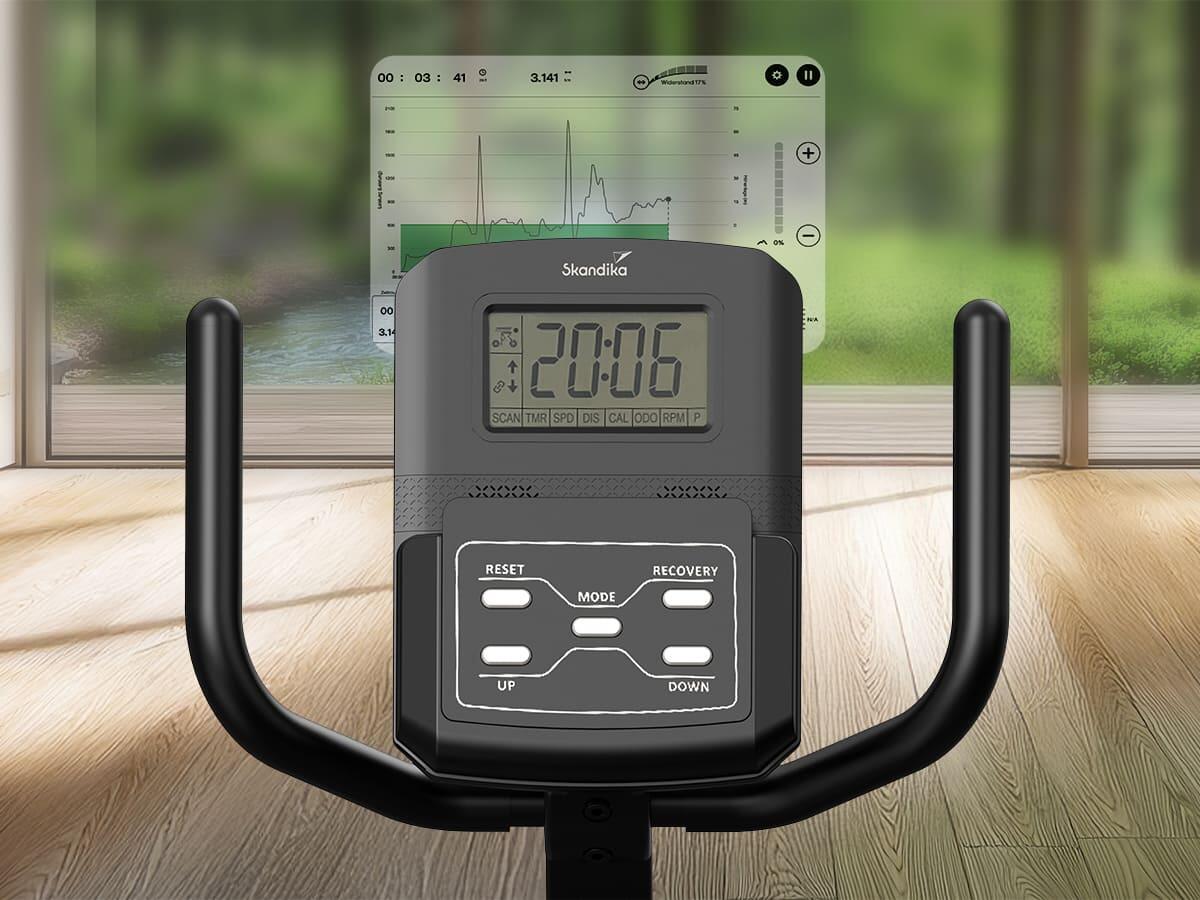 Rower stacjonarny, treningowy, poziomy Cykling P8-H Comfort, magnetyczny 4/7