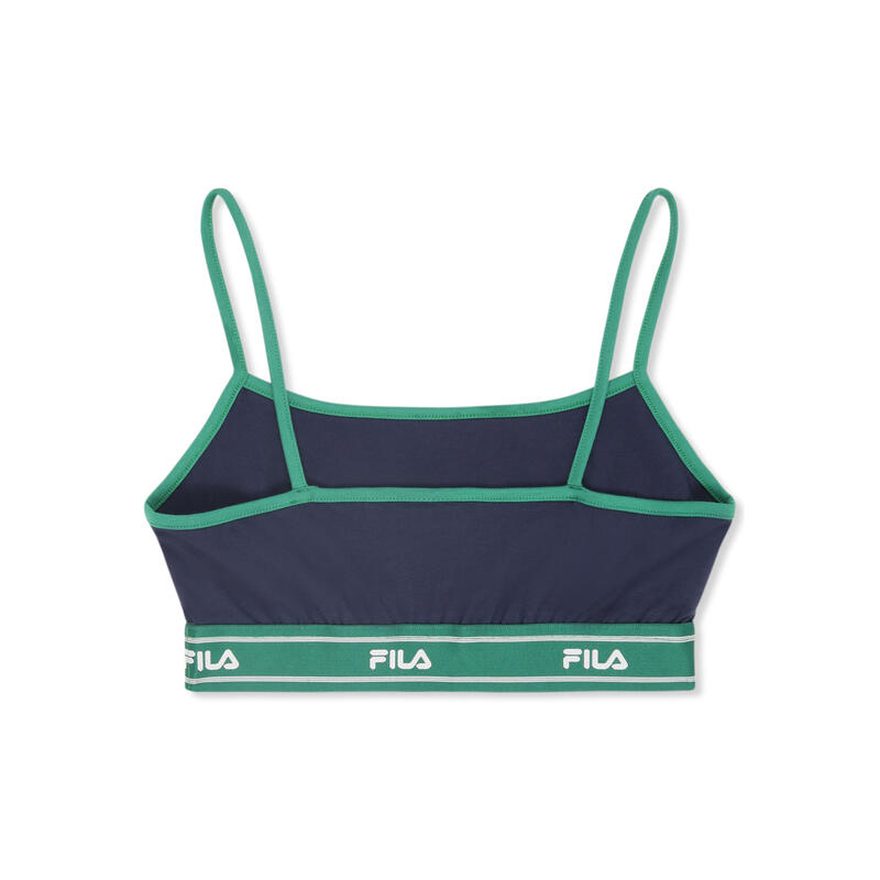 Stanik sportowy Fila Candelo granatowo-zielony FAW1203 50004