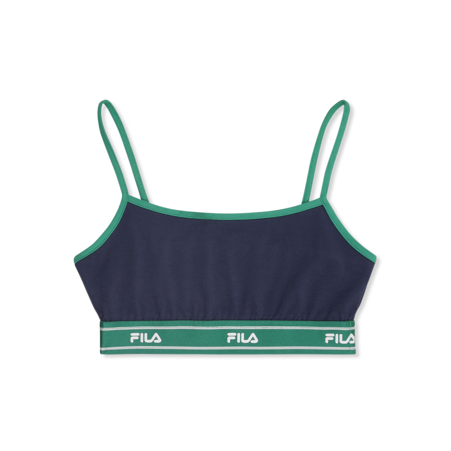 Stanik sportowy Fila Candelo granatowo-zielony FAW1203 50004