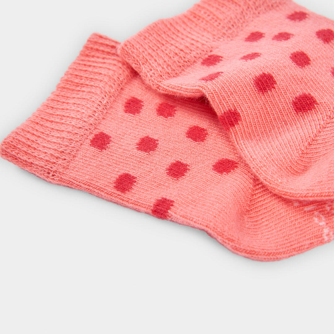 Calcetines de verano de gimnasia bebé niña boboli rosa 2/3