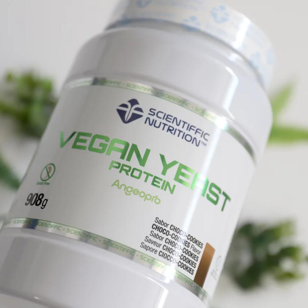 Vegan Yeast Proteina Choco cookies 908 g Scientiffic Nutrition 2/3