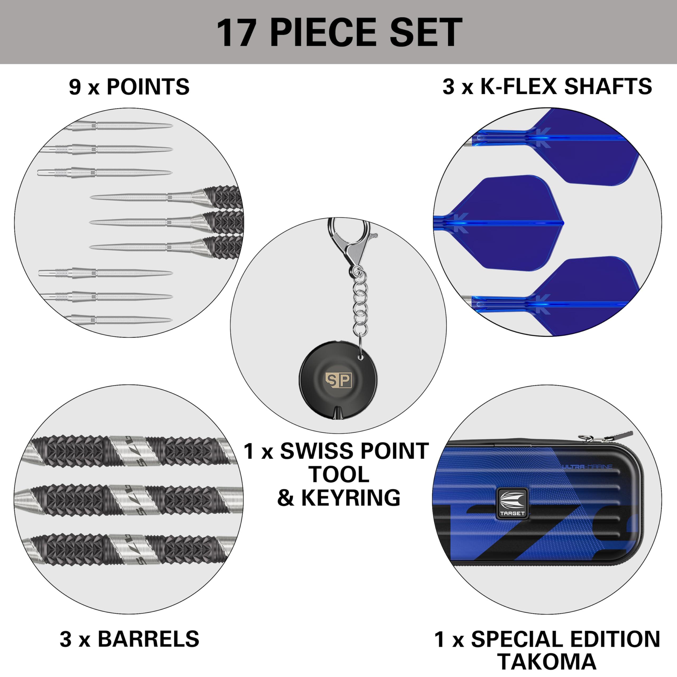 Set de fléchettes acier 975 Ultra Marine 97,5% tungstène 4/5