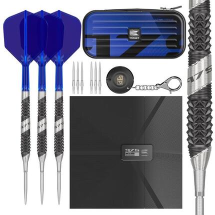 975 Ultra Marine Steel Tip Darts Set mit Swiss Point System