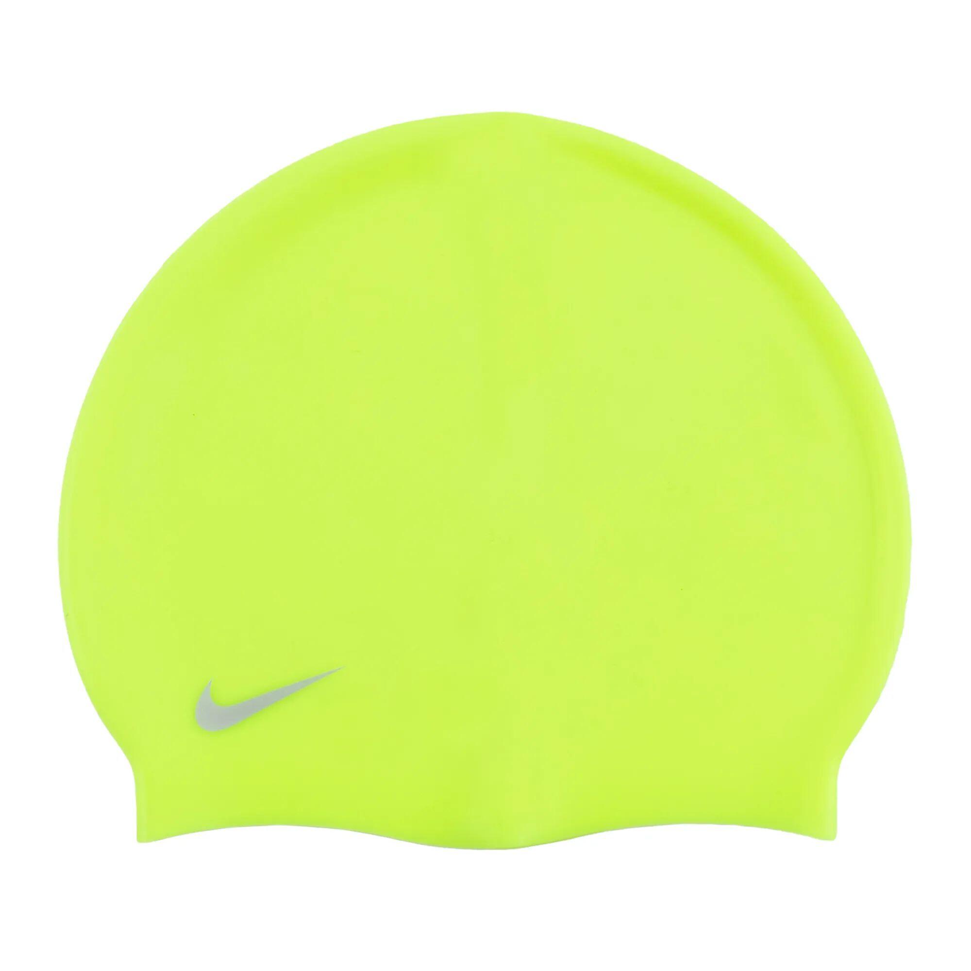 Czepek pływacki na basen juniorski Nike Solid Silicone 2/3