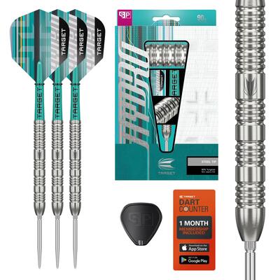 Hydro steel tip dartset met swiss point technologie