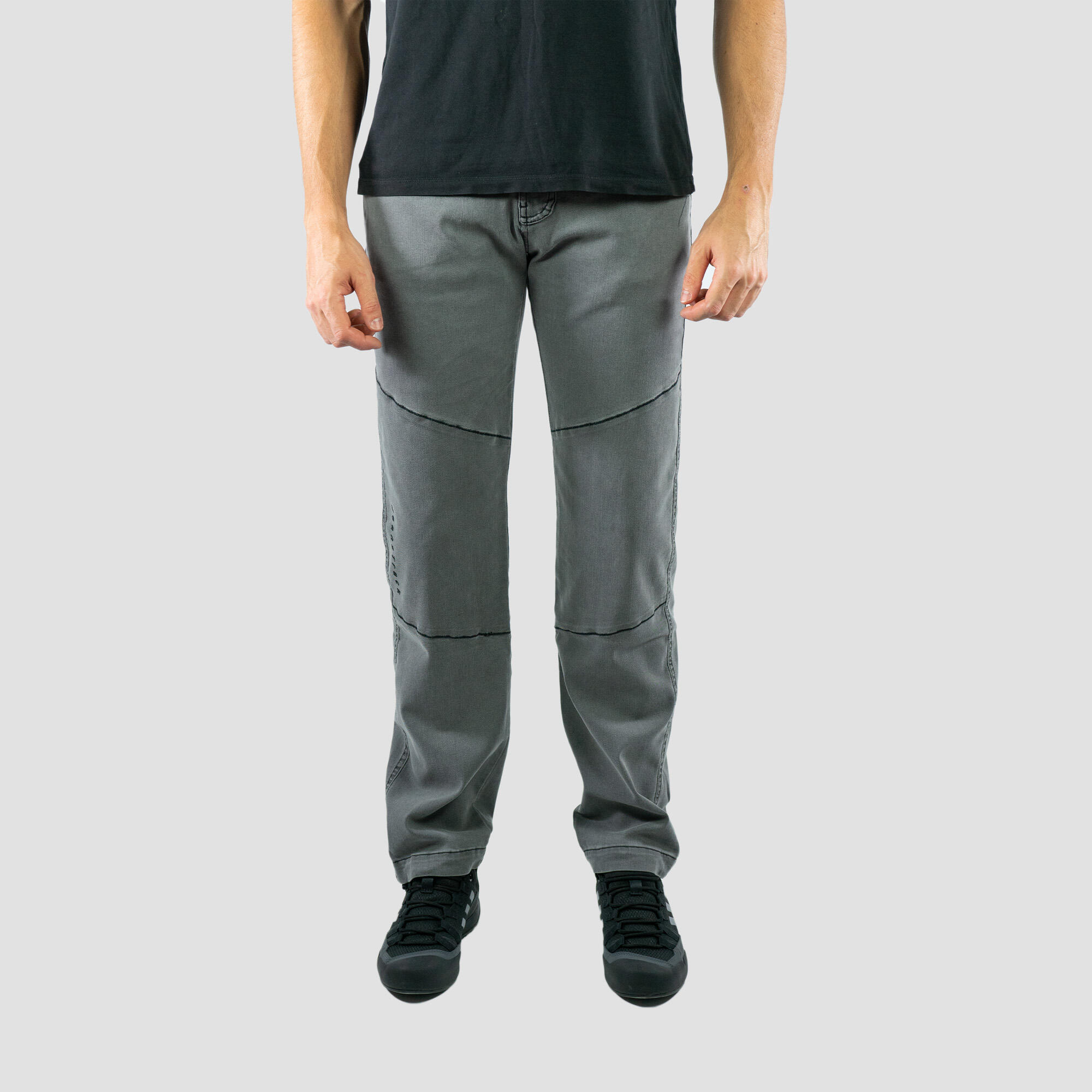 JEANSTRACK Horolezectví - trekingové kalhoty Turia Jeans Grey Man