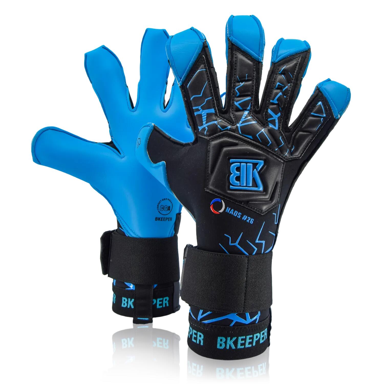 Bkeeper - Gants De Gardien De But Adulte Naos #26 Aqua - Gants De Gardien - Noir - 9 - Decathlon