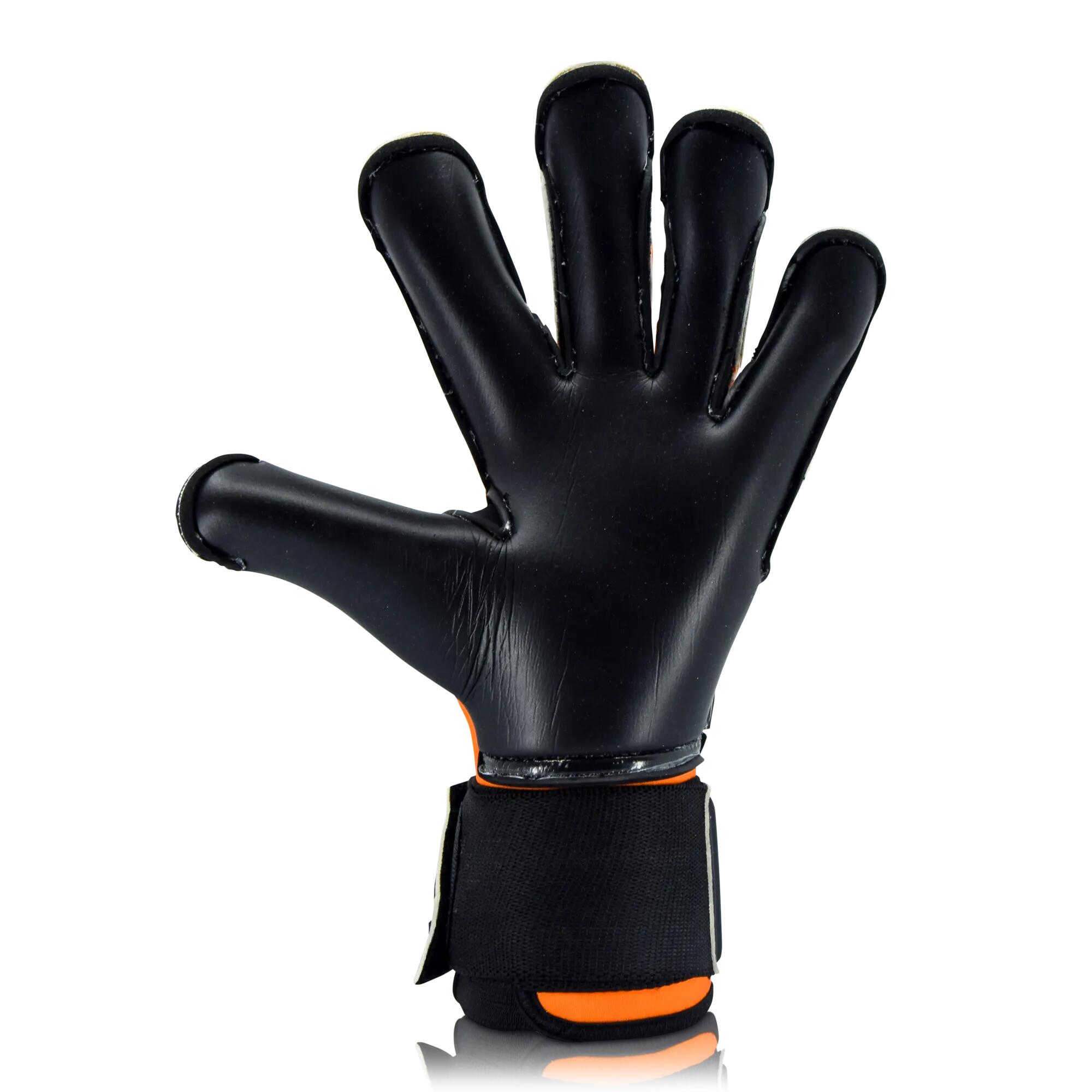 Luvas de goleiro Anzar nº 25 laranja para adultos 5/8