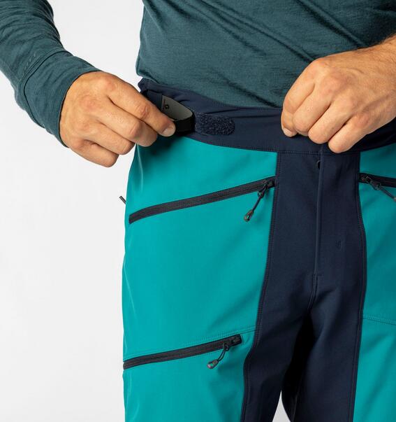 Scott Explorair Softshell Pro Skibroek Heren - Blauw/Groen 5/6