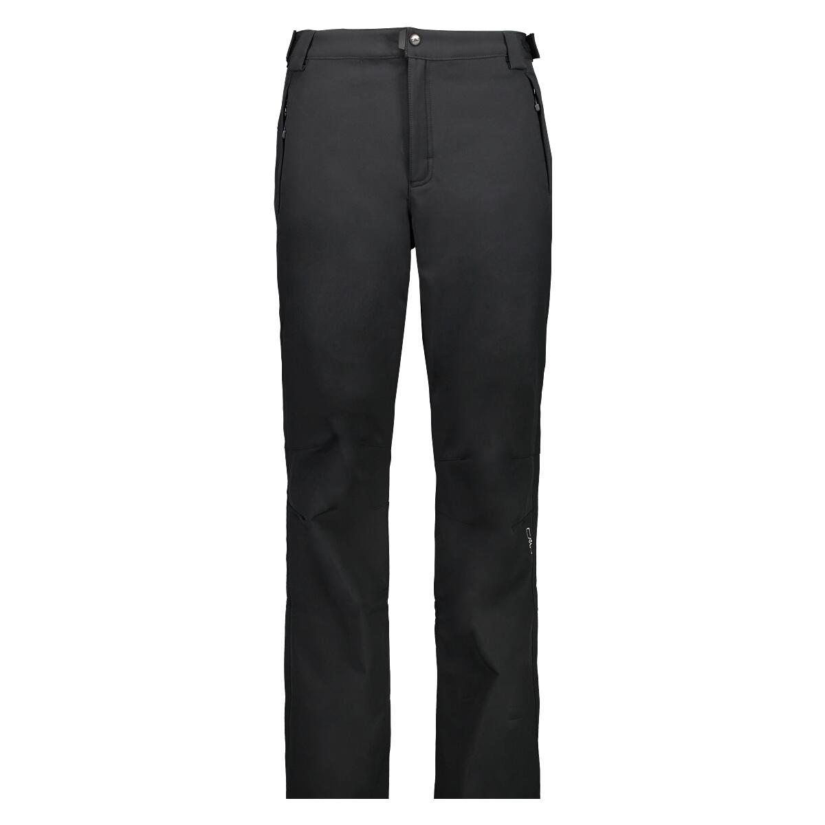Cmp - Cmp Outdoorhose Man Softshell Long Pant Für Herren, Fleecefutter Nero 50 - Pantalons - Noir - 50 Xl/2xl - Decathlon