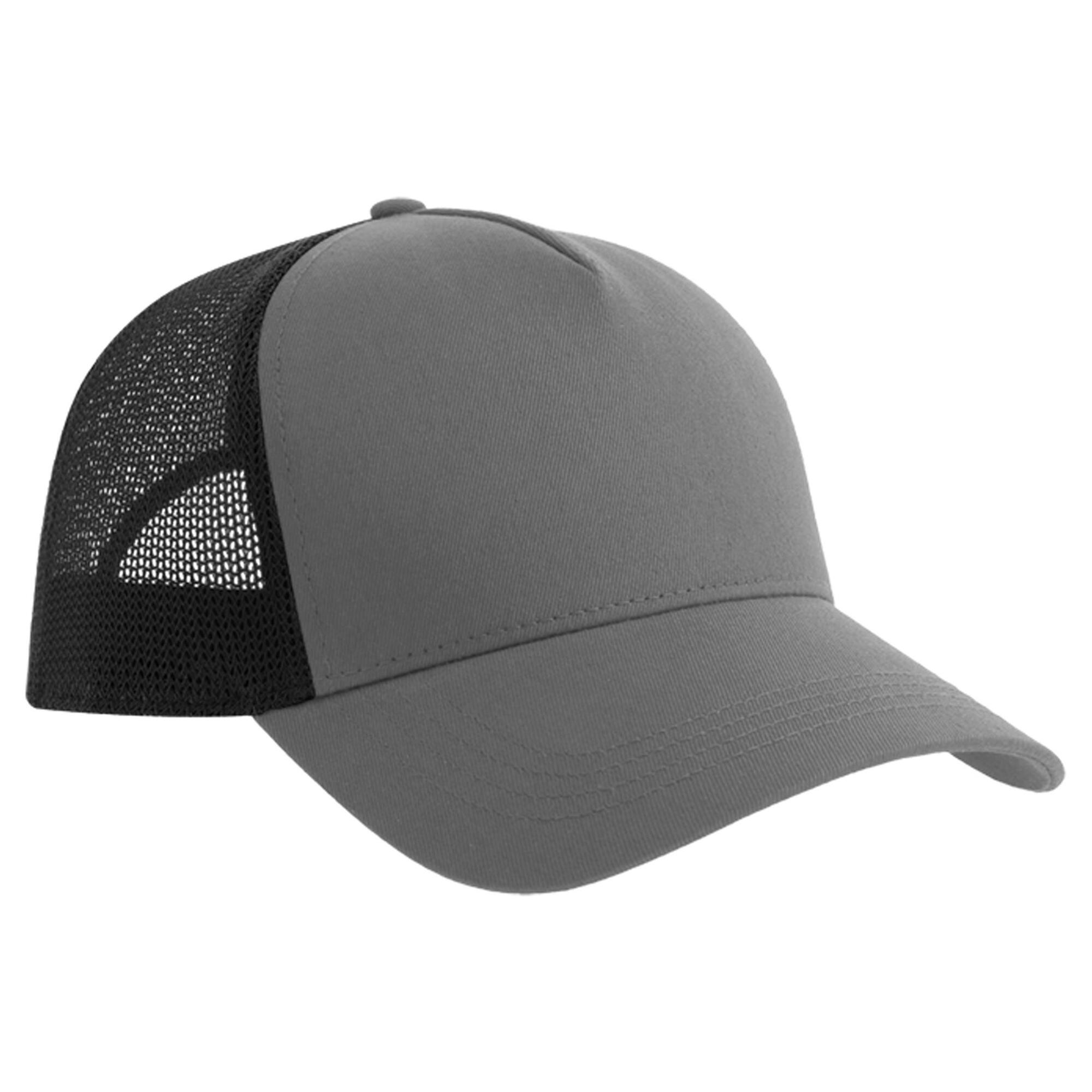 Casquette Trucker RAPPER (Gris / Noir) 2/2