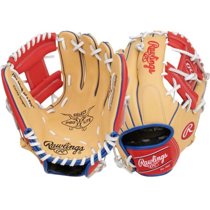 Rawlings SPL110CS Corey Seager Infield Baseball Glove 11 Inch | Left Hand Catch 4/4