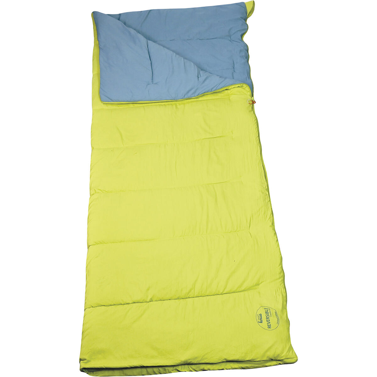 Beach house reversibel Schlafsack - Limette/Blau - 80x210 cm 2/7