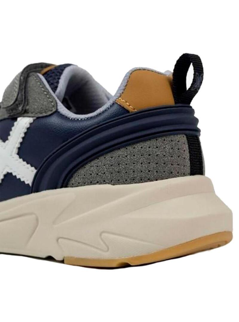 Chaussures Munich Mini track bleu marine 2/5