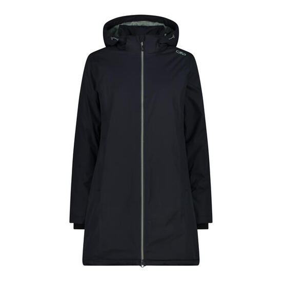 CMP WOMAN COAT ZIP HOOD WINTERPARKA ANTRACITA 38
