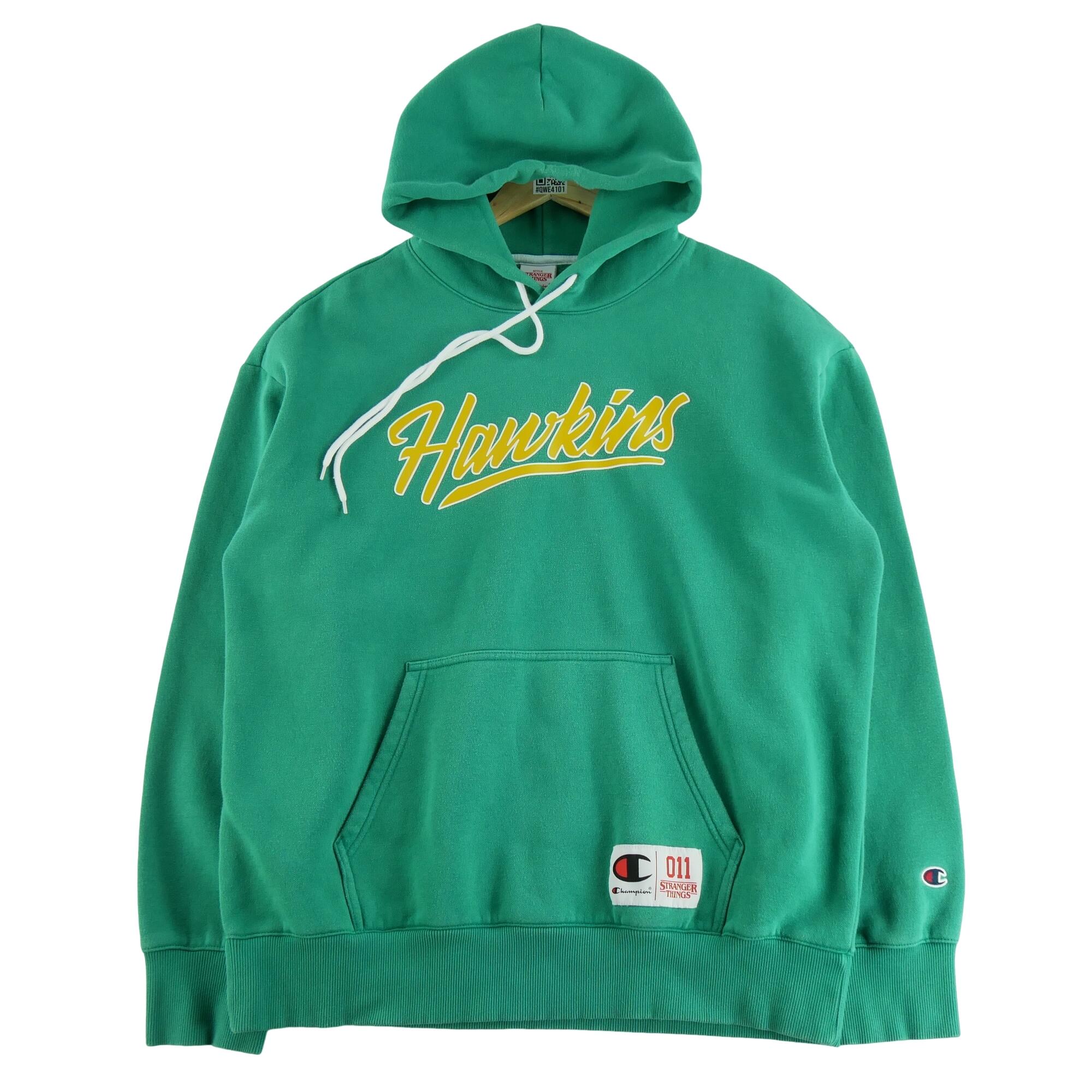 CHAMPION Reconditionné - Sweat à capuche Homme Vert - Très Bon État