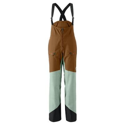 Scott vertic gore-tex 2-laags skibroek dames - bruin/groen