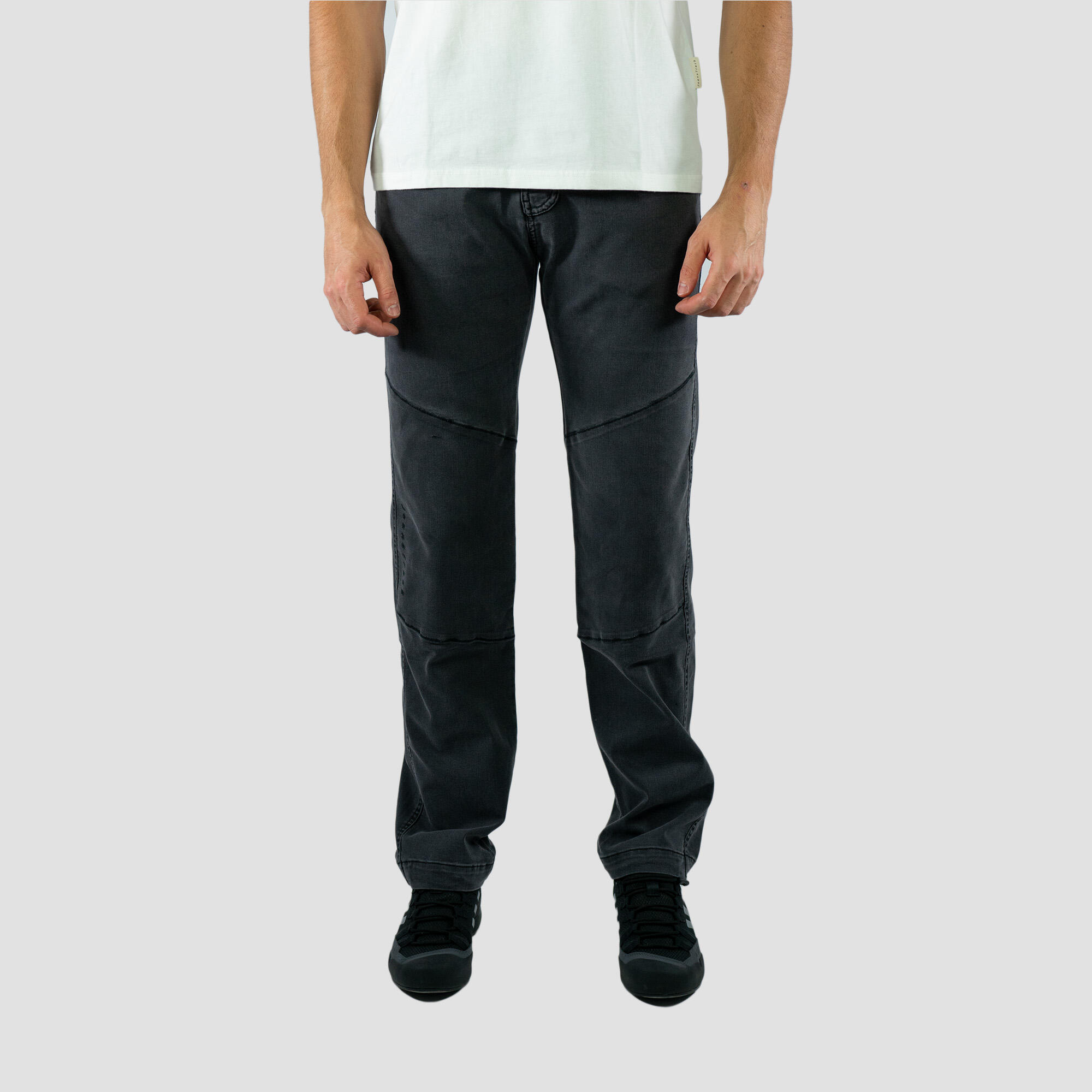 Jeanstrack - Pantalon D'Escalade - Trekking Turia Jeans Noir Homme - Pantalons - Noir - Decathlon