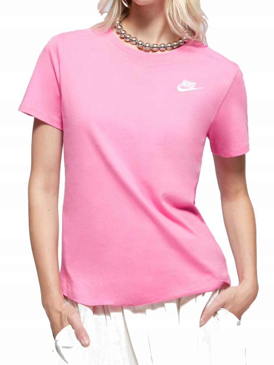 KOSZULKA damska NIKE DX7902-675 różowa bawełniana T-shirt sportowa M 3/5