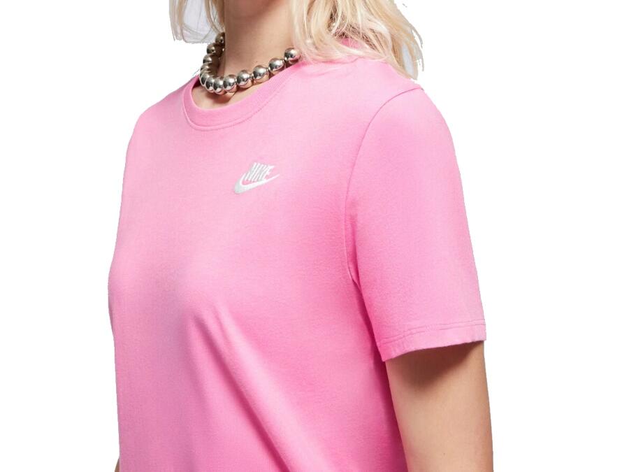 KOSZULKA damska NIKE DX7902-675 różowa bawełniana T-shirt sportowa M 5/5