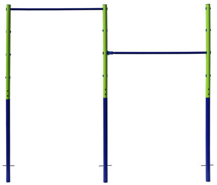 Best Sporting 61395 Doppel-Turnreck Klara Spielplatz blau/grün/blau