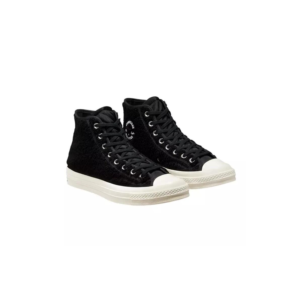 Chaussures Femme Converse CTAS  70 VARSITY HI Noir Noir Converse 3/5
