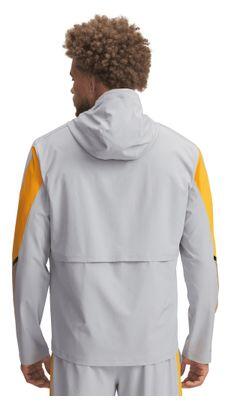 Veste à capuche Under Armour Velociti Storm Gris/Orange Homme 2/3