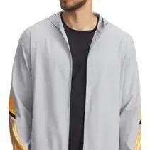 Under Armour Velociti Storm Hooded Jacket Grey/Orange Men