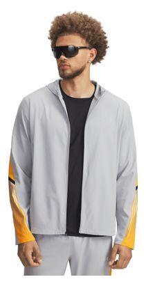 Chaqueta con capucha Under Armour Velociti Storm Gris/Naranja, Hombre