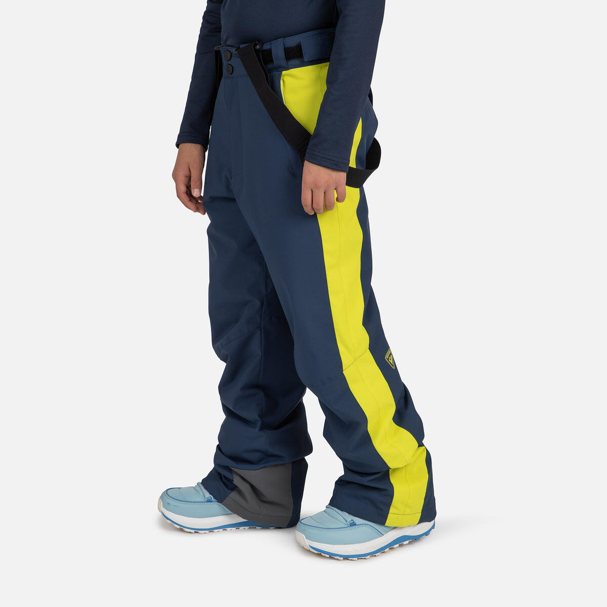 Rossignol Velika Suspender Skibroek Kinder - Navy/Geel 3/7
