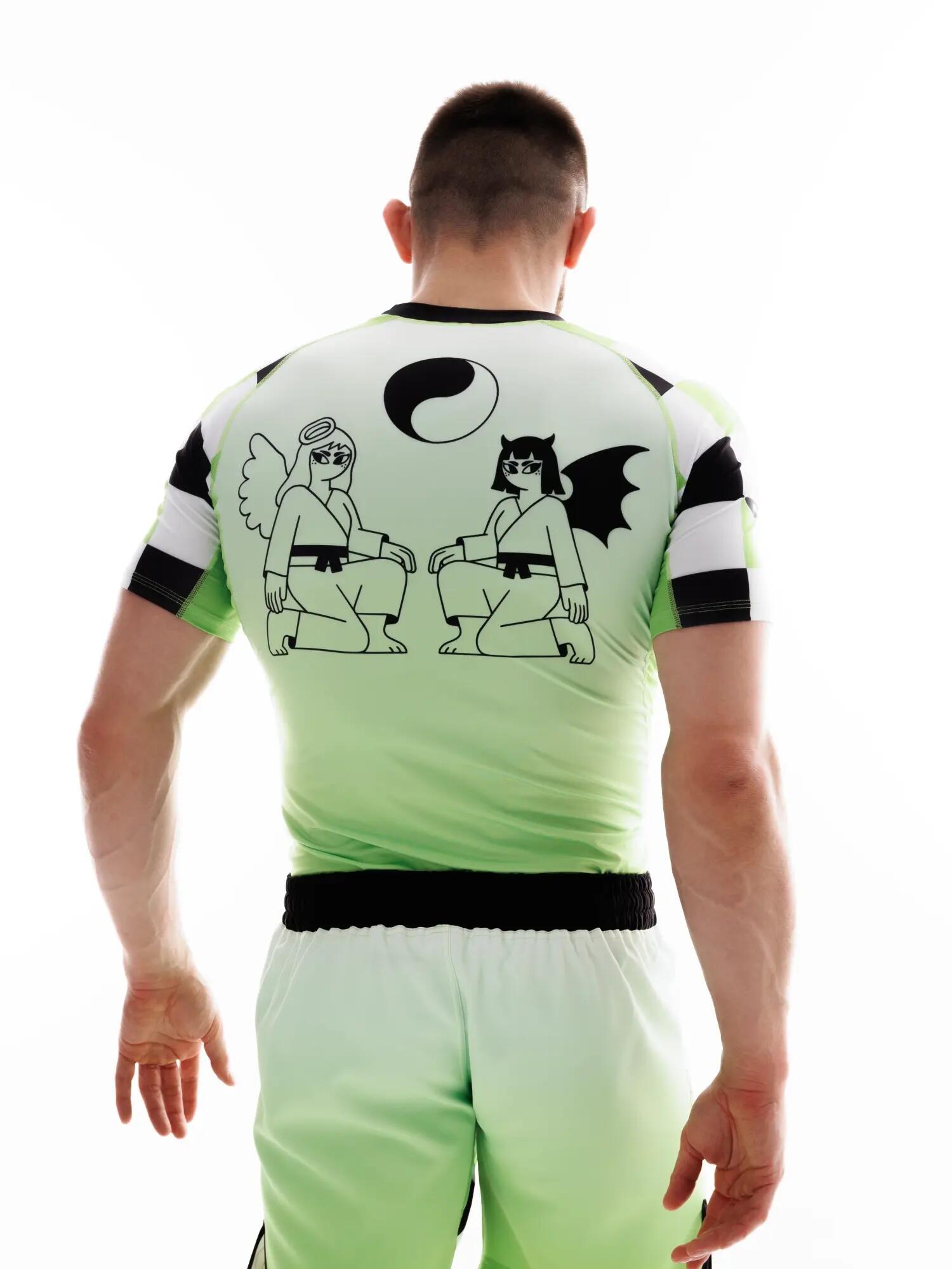 MANTO rashguard TWO SIDES zielony 1/7
