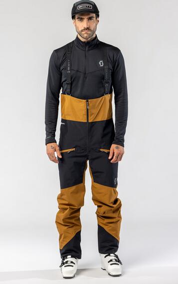Scott Vertic Gore-Tex 2-Laags Skibroek Heren - Zwart/Bruin 3/3