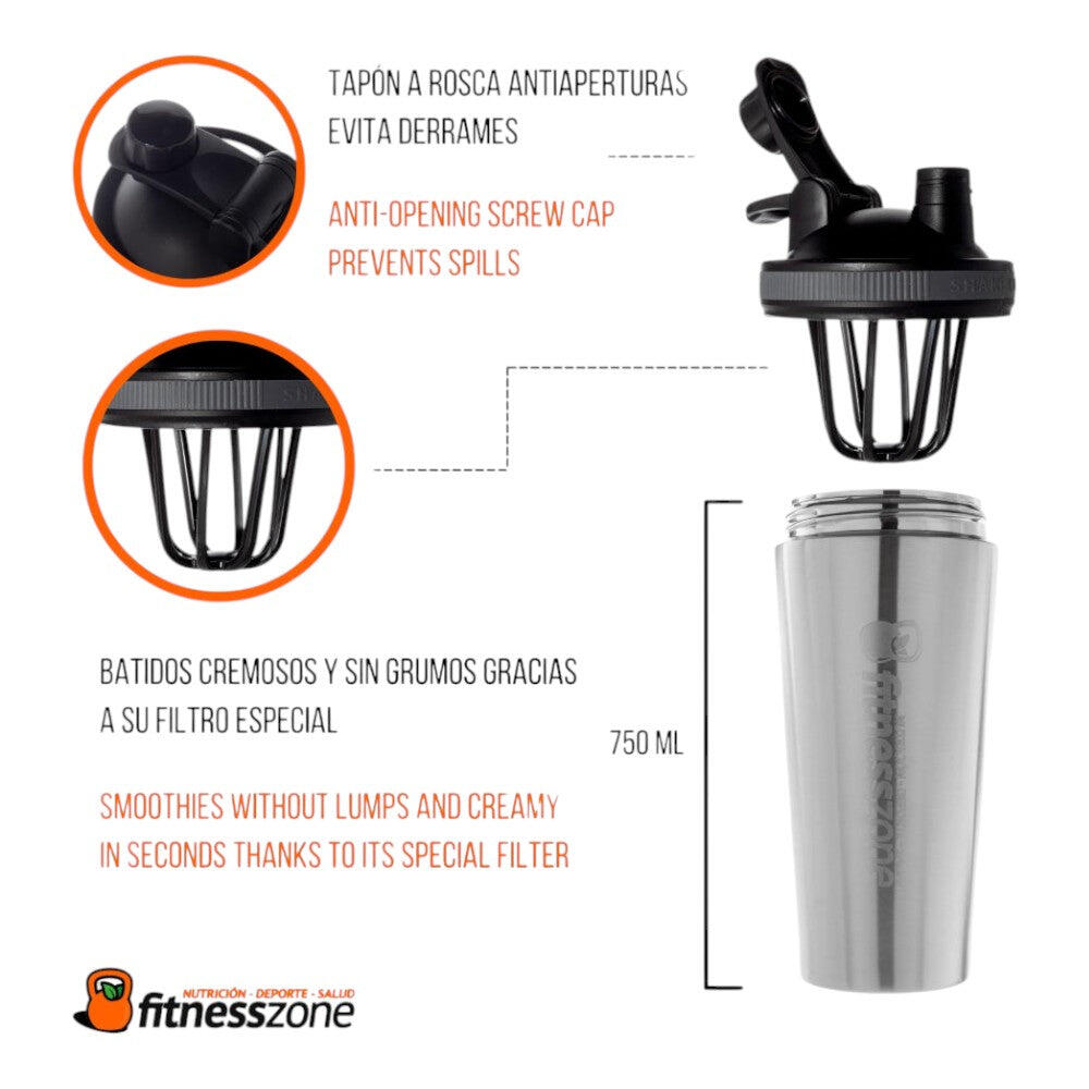 Shaker Acero Inoxidable 2.0 750 Gr 2/3