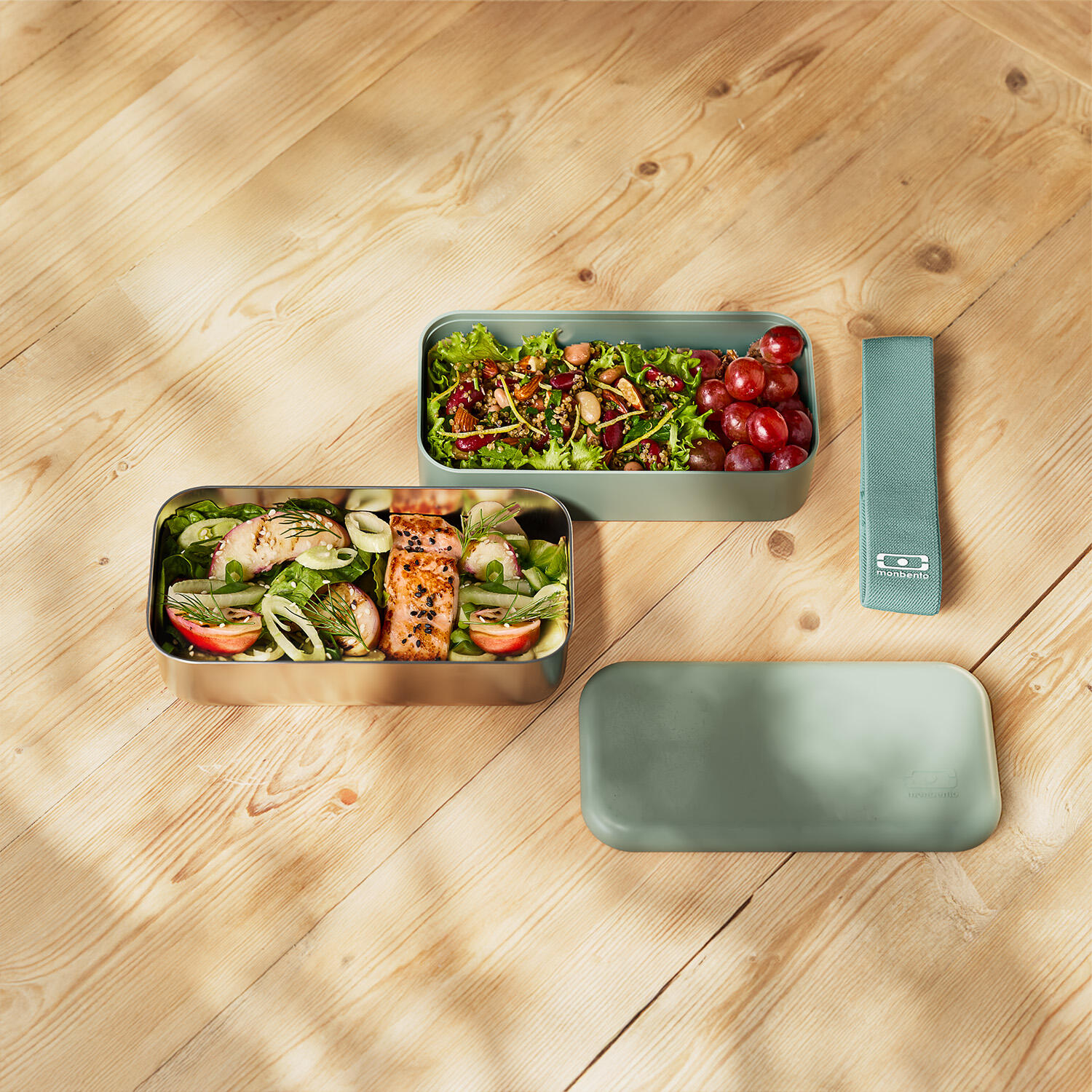 Boite repas métal 2 étages 1,2L|Camping, Randonnée|Passe au micro-ondes|Sense 6/6