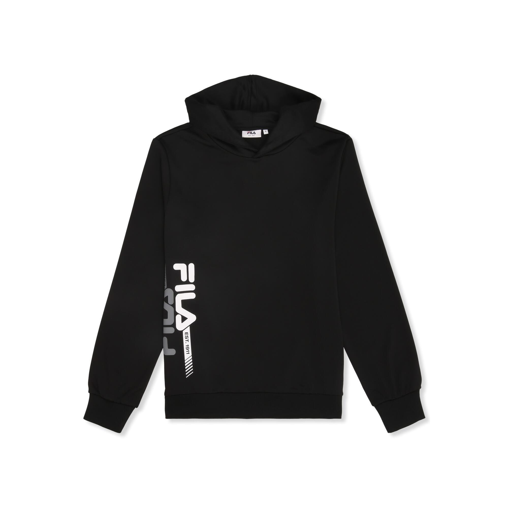 Fila - Sweatshirt À Capuche Fila Manta Regular Graphic - Sweat-shirt - Noir - Decathlon
