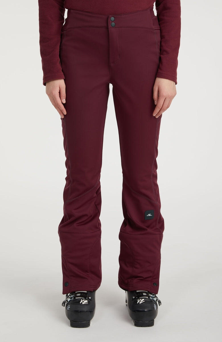 O'Neill Blessed Softshell Skibroek Dames - Rood 3/7