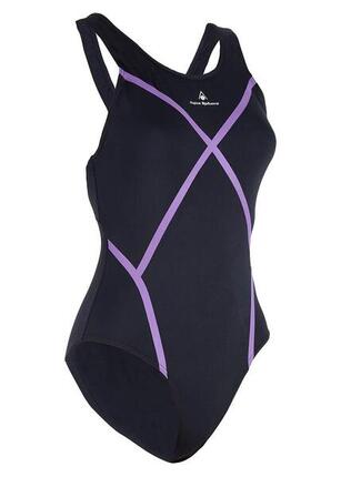 Strój Kąpielowy Aqua Sphere Capri – Czarno-Fioletowy – Rozmiar 32