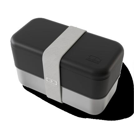 Metalen lunchbox 2 lagen 1,2L|Camping, wandelen|Magnetronbestendig|Sense