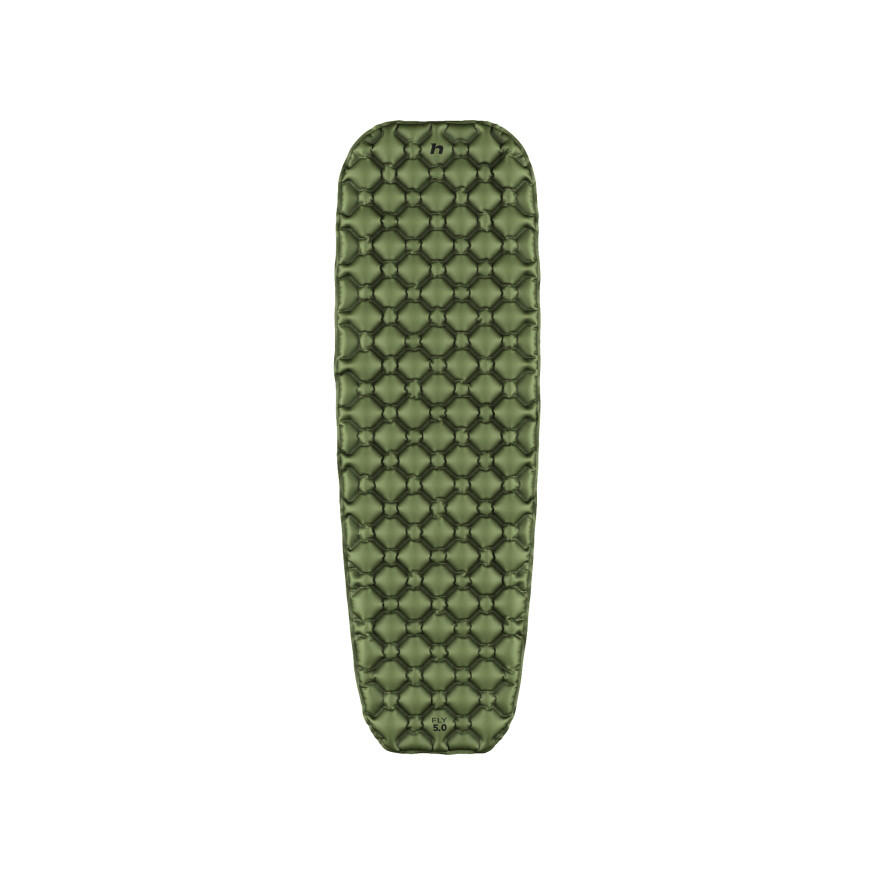Hannah - Matelas Hannah Fly 5,0, Valeur R : 1,5 - Matelas Gonflable - Vert - 190 Cm - Decathlon