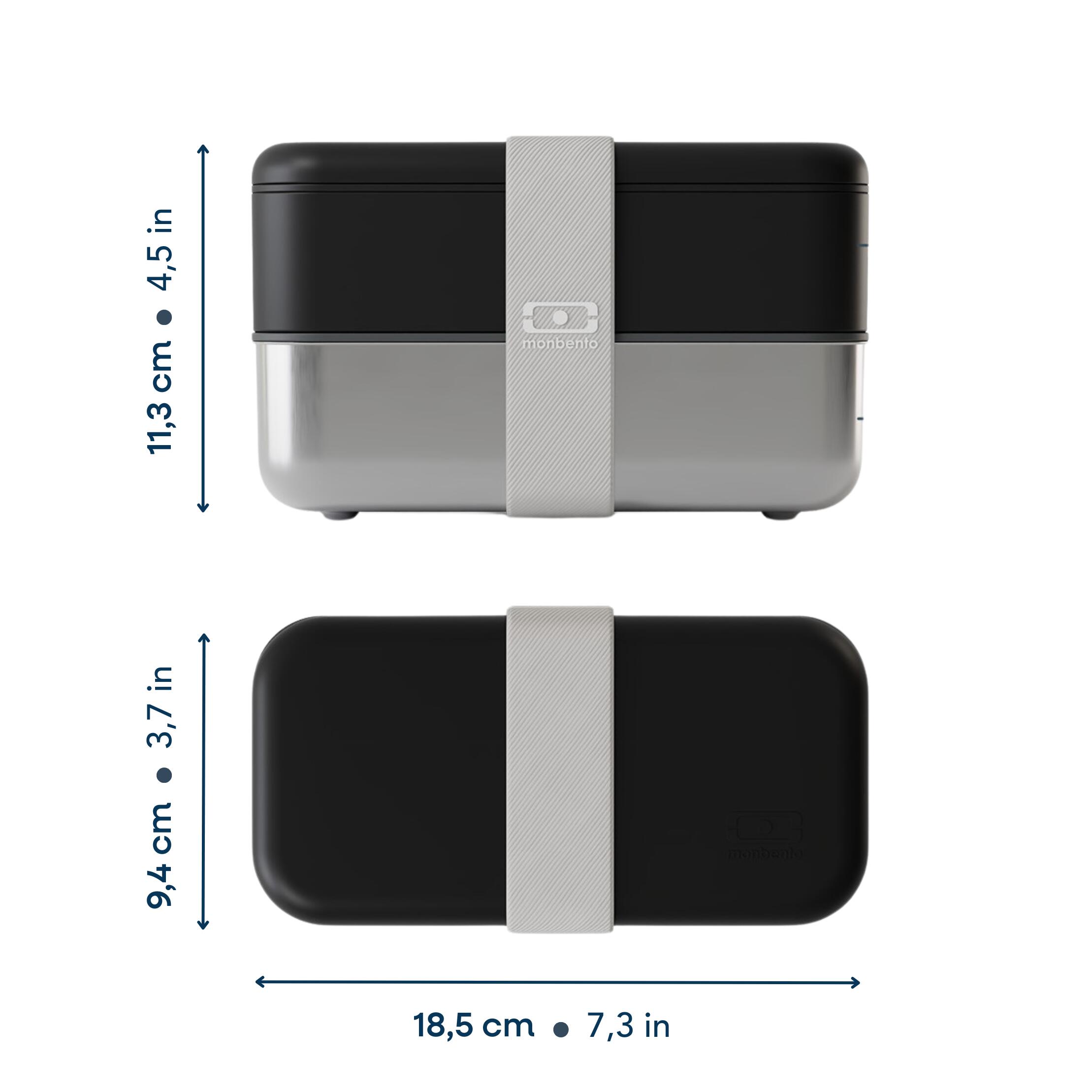 Lunchbox Metall 2 Etagen 1,2L|Wandern|Mikrowellengeeignet|Sense Original 4/6
