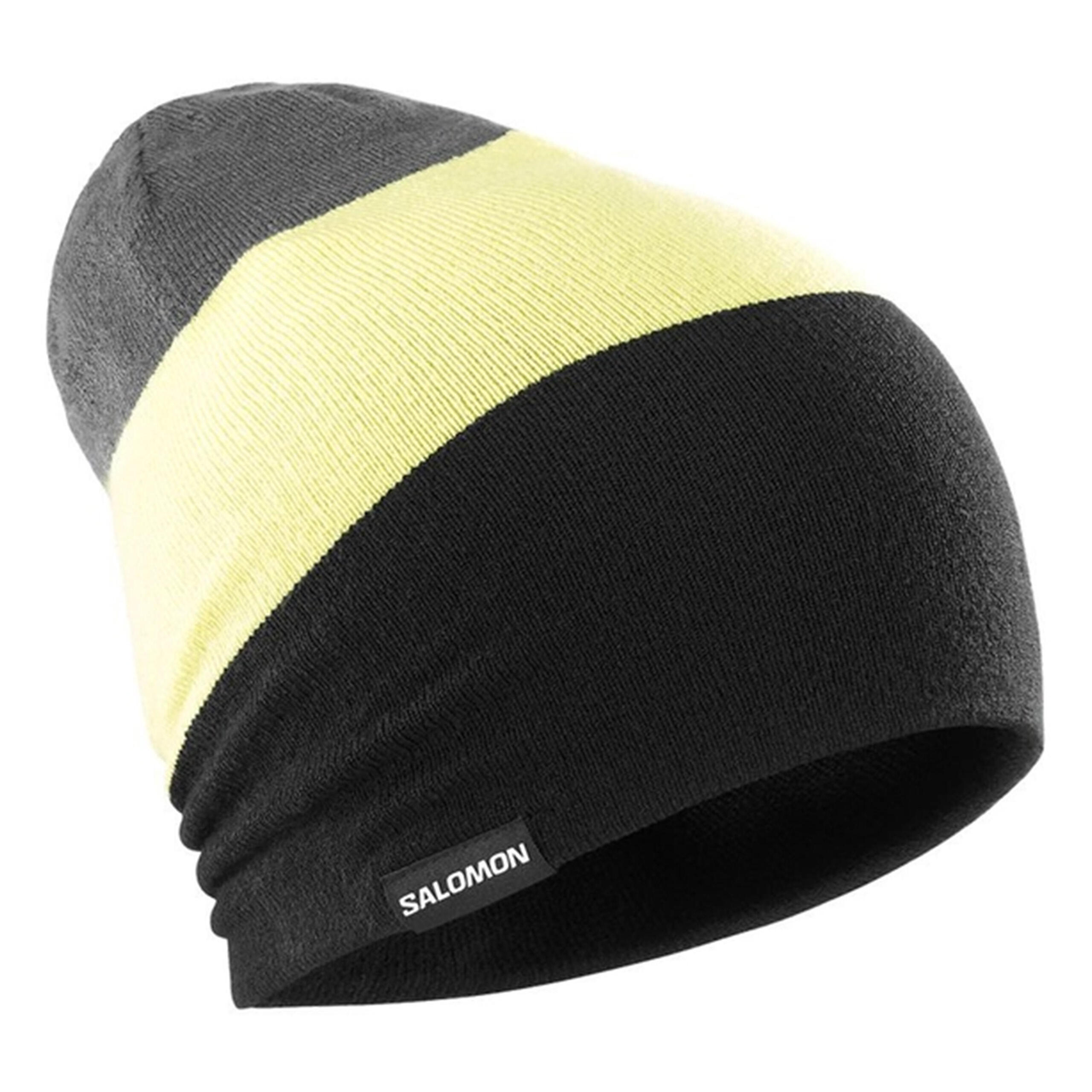 Czapka unisex zimowa Salomon Flatspin Reversible Deep Black 2/4
