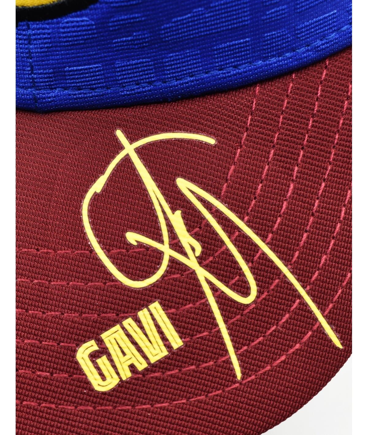 Gorra Adulto FC Barcelona Oficial Gavi Firmada 2/4