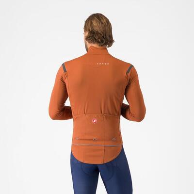 Castelli perfetto ros 3 heren winddichte fietsjas, lange mouw.