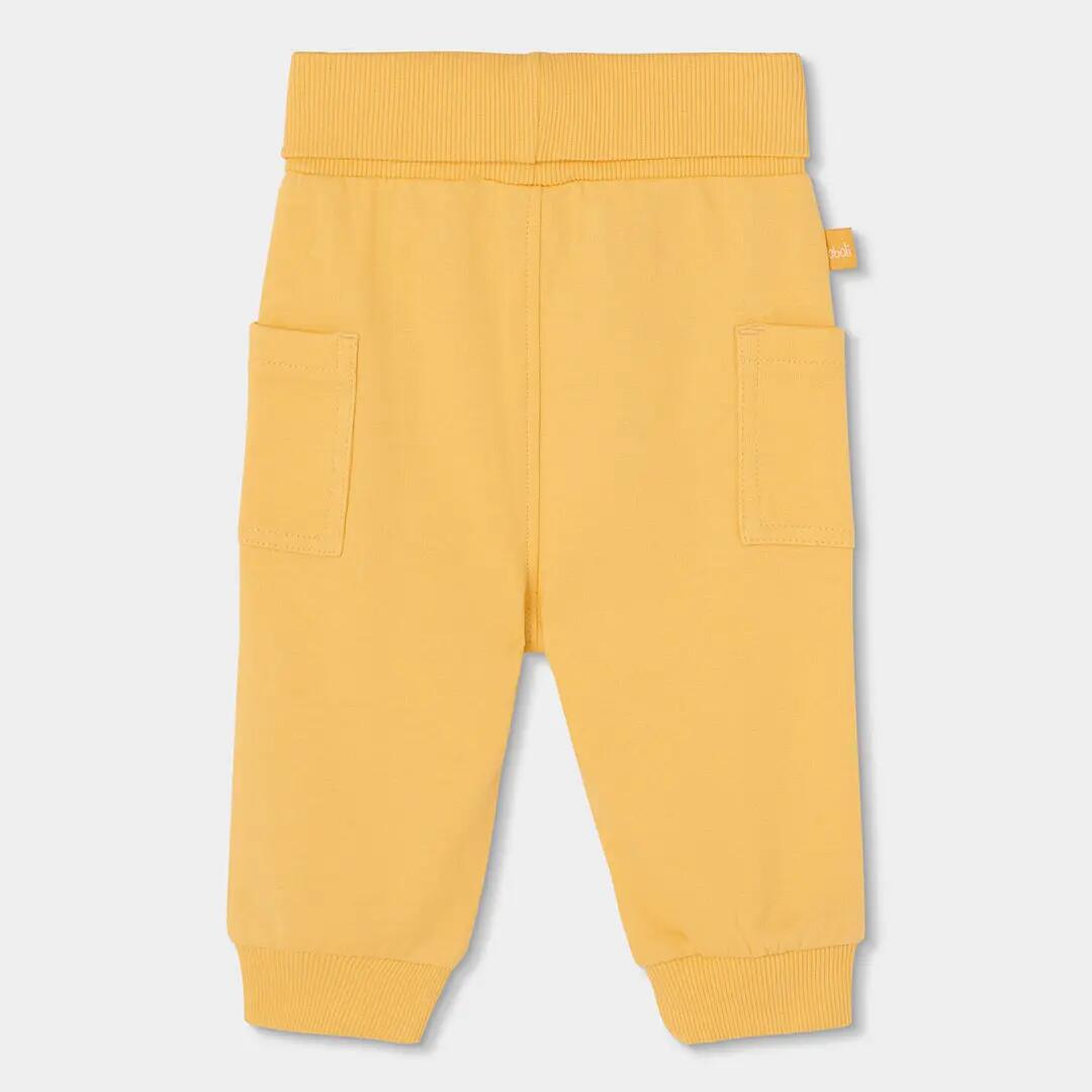 Pantalones de verano de senderismo bebé niño boboli amarillo 2/4